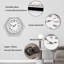 Horloge murale 20 pouces à miroir en diamant écrasé - Décoration en cristal silencieuse pour le salon
