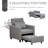 69cm Upholstered Cushioned Futon