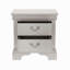 Table de chevet classique en bois blanc-1868698895
