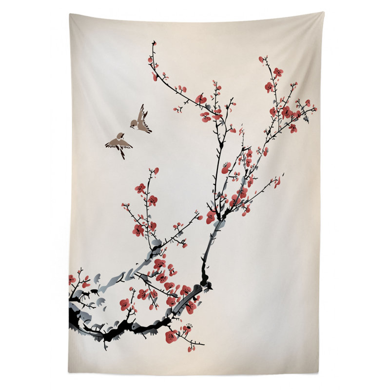 Floral Tablecloth, 84" L x 60" W