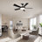 51.96'' Ceiling Fan with LED Lights-539602262