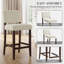 Chorro Upholstered Bar Stool with Solid Wood Frame-587807357
