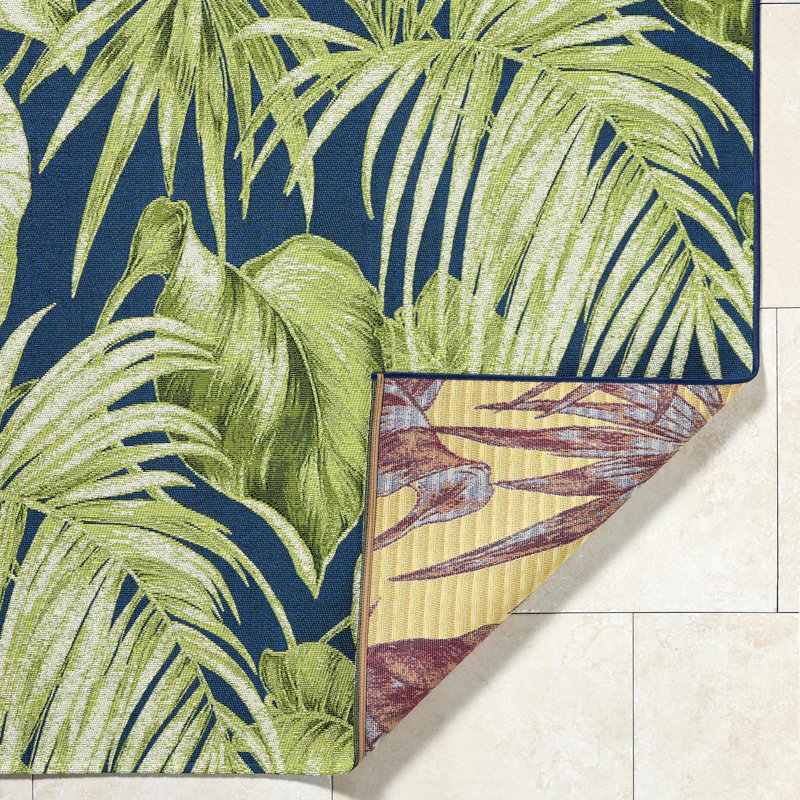 Conswala Machine Woven Indoor/Outdoor Area Rug, Rectangle 5'3" x 7'1"