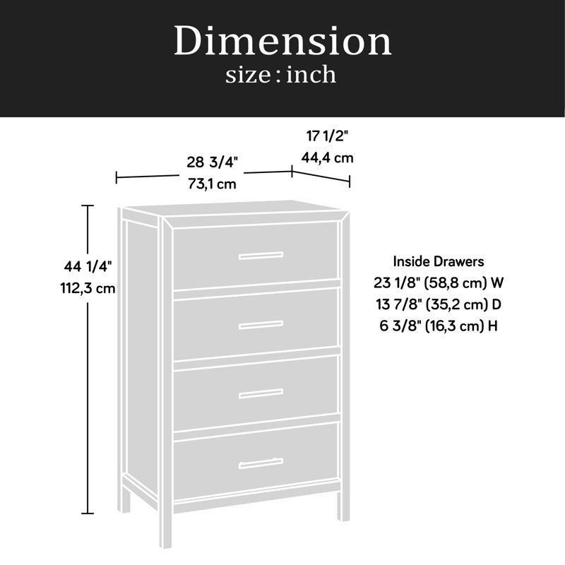 Commode 4 tiroirs