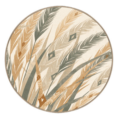 Tapis beige moelleux moelleux en peluche Wild