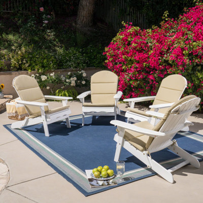 Chaise Adirondack pliante en bois massif Matthias