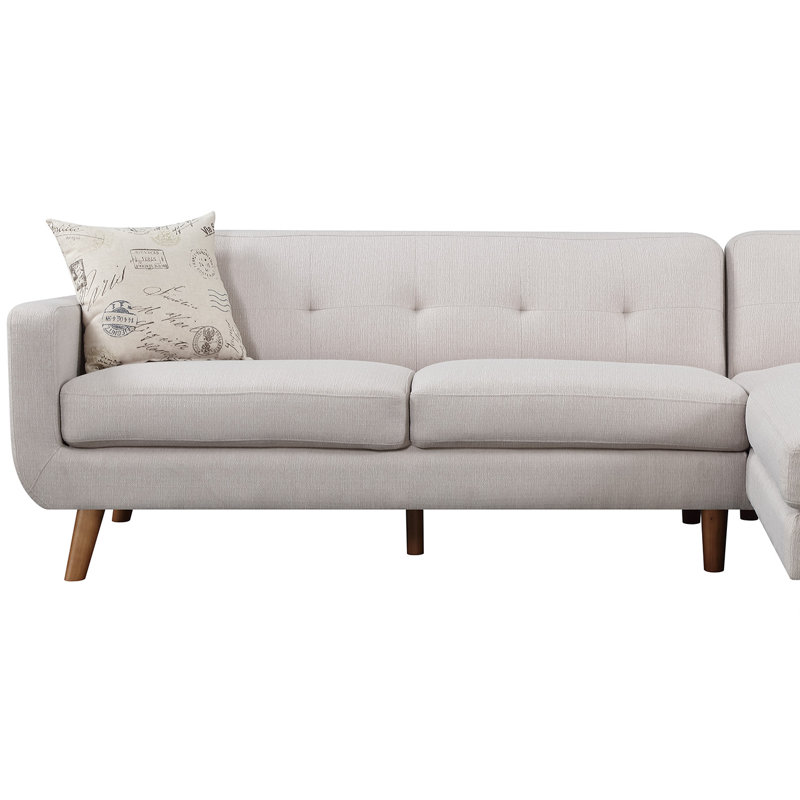 Canapé modulaire faisant face à la droite de 111 po Hoeft, Beige