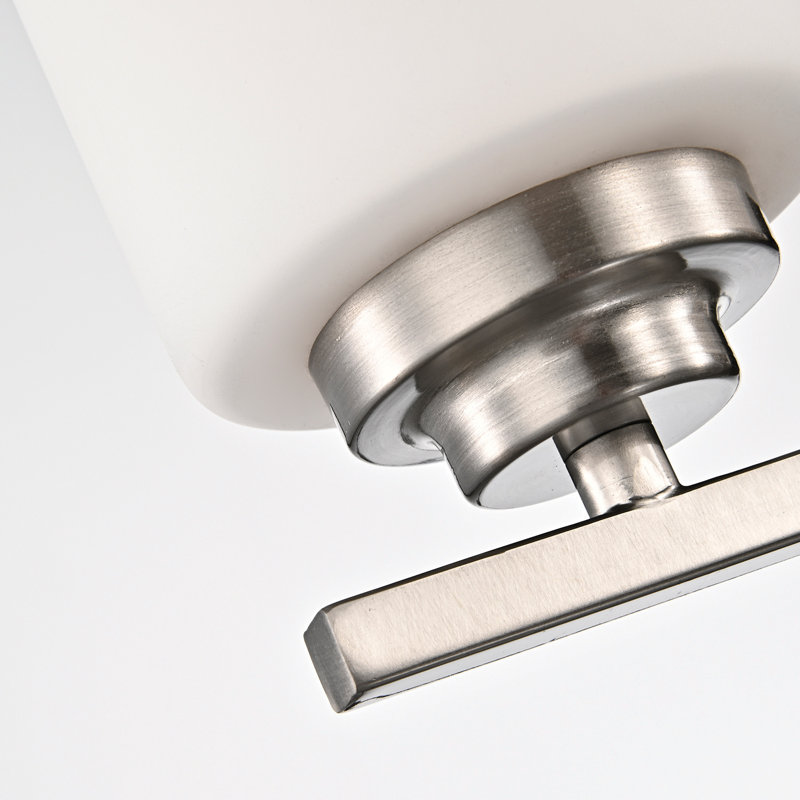 Éclairage pour meuble-lavabo Burdene, 2, Nickel brossé