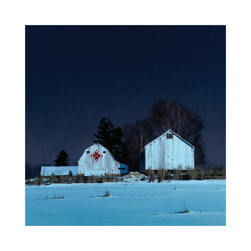 Buffalo County Nordic Star by Ben Bauer - Wrapped Canvas Print, 93.98 cm H x 93.98 cm W x 1.91 cm D