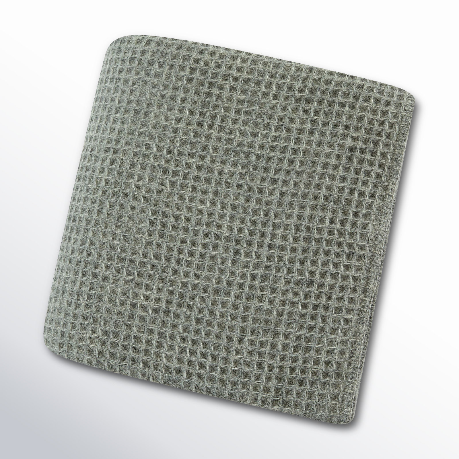 Sonder Wool Throw Blanket, Full/Double, 7, Light Gray
