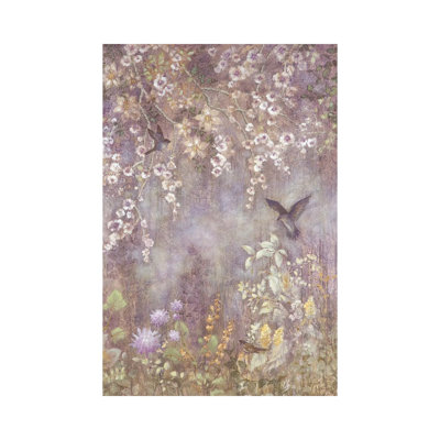 Twilight Garden by Lisa Marie Kindley - Wrapped Canvas Painting