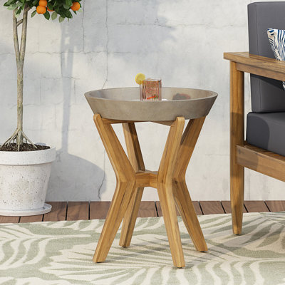Table d'appoint avec plateau supérieur, table à boissons