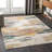 Diorio Saffron/Teal/Light Gray Area Rug-904942330