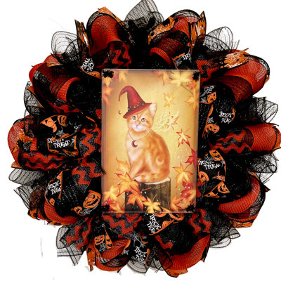 Couronne d'Halloween pour chat