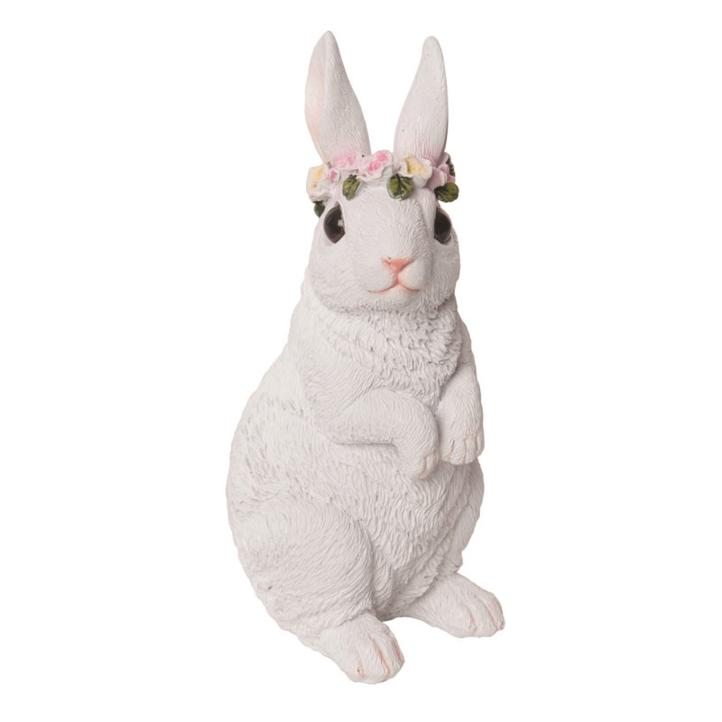 Figurine Sweet Bunny avec fleurs