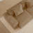 Harrison Armless Sofa Velvet- Brown-637286373