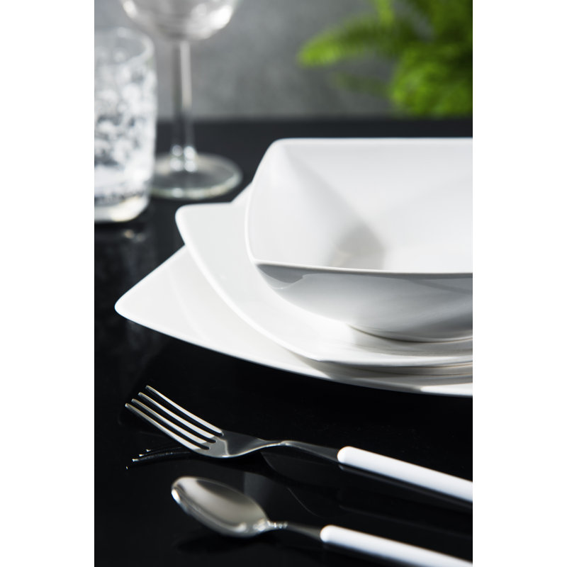 Shiny 18 Piece Dinnerware Set - Service for 6