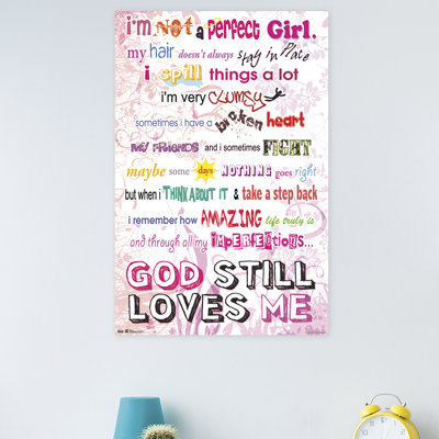 Text & Numbers Paper Print