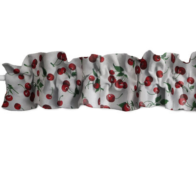 Cantonnière sur mesure en mélange de coton floral