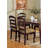 Transitional  Set Of 2Pc Dining Chairs Solid Wood Side Chairs