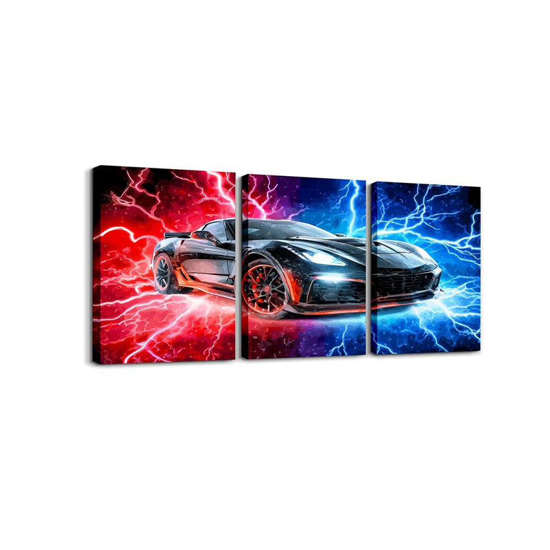 3 Piece Wrapped Canvas Print