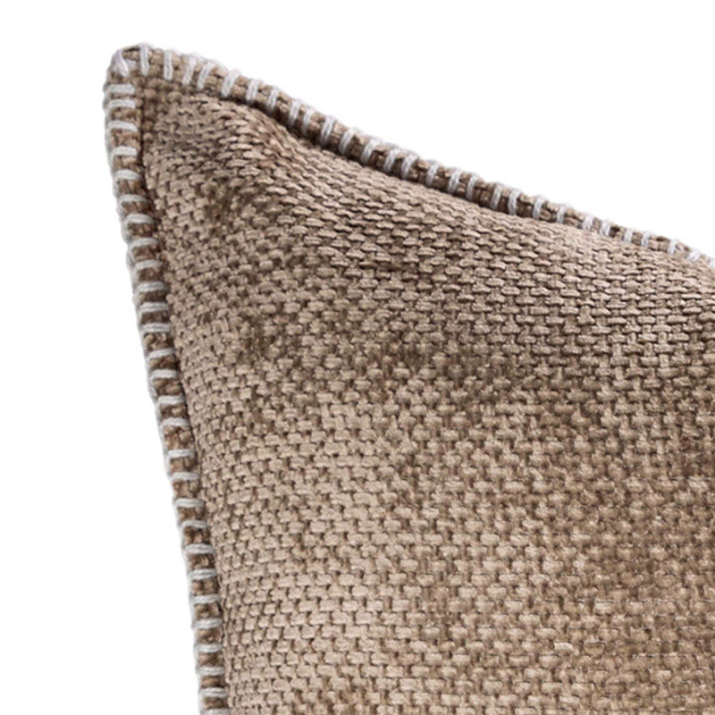 Ensemble de 2 coussins en chenille Austin Horn Classics 20 "X 20", Taupe