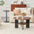 Stylish 2-Piece Coffee Table Set with Storage and Single Package Delivery