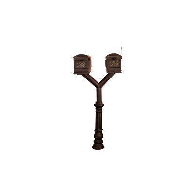 Penfield 71.375'' H Ornate Multi-Mount Post
