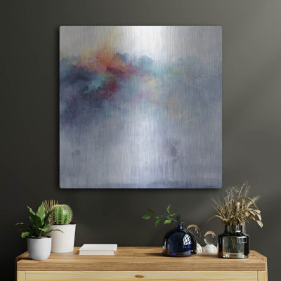 'Colorful Cascade' by Karen Hale Metal Wall Art, 36" x 36"