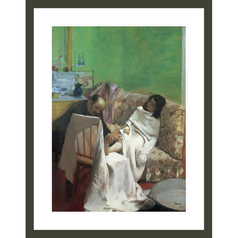 «The Pedicure» par Edgar Degas, impression giclée sur cadre, H 29,5 po x l 23,12 po