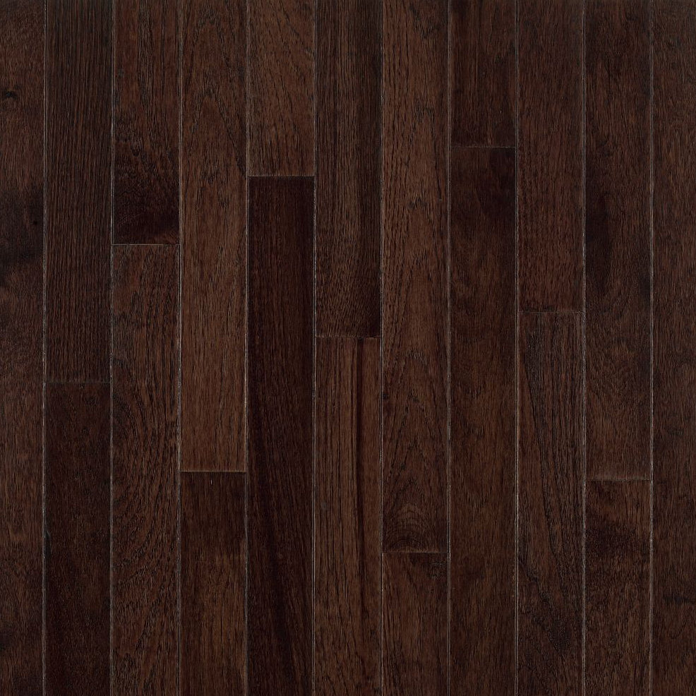 Hickory 3/4" Thick x 3-1/4" Wide x Varying Length Solid Hardwood Flooring Bruce Flooring