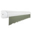 Store banne motorisé rétractable Awntech Key West Right, 7,3 m x 3 m, sauge-10768222-116053201-122740767