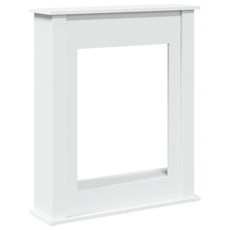 Fireplace Surround White 29.5X7.9X34.4" Engineered Wood