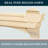 Salem 72" Floating Pine Wood Fireplace Mantel Shelf with Arched Corbels - Unfinished-696325737-696325743