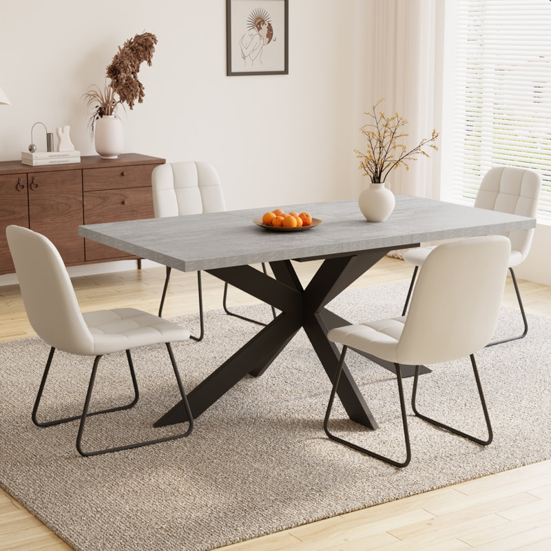 4 - Person Extendable Dining Set, White