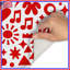 Tapis de bain Red Symbols Collage-130110766