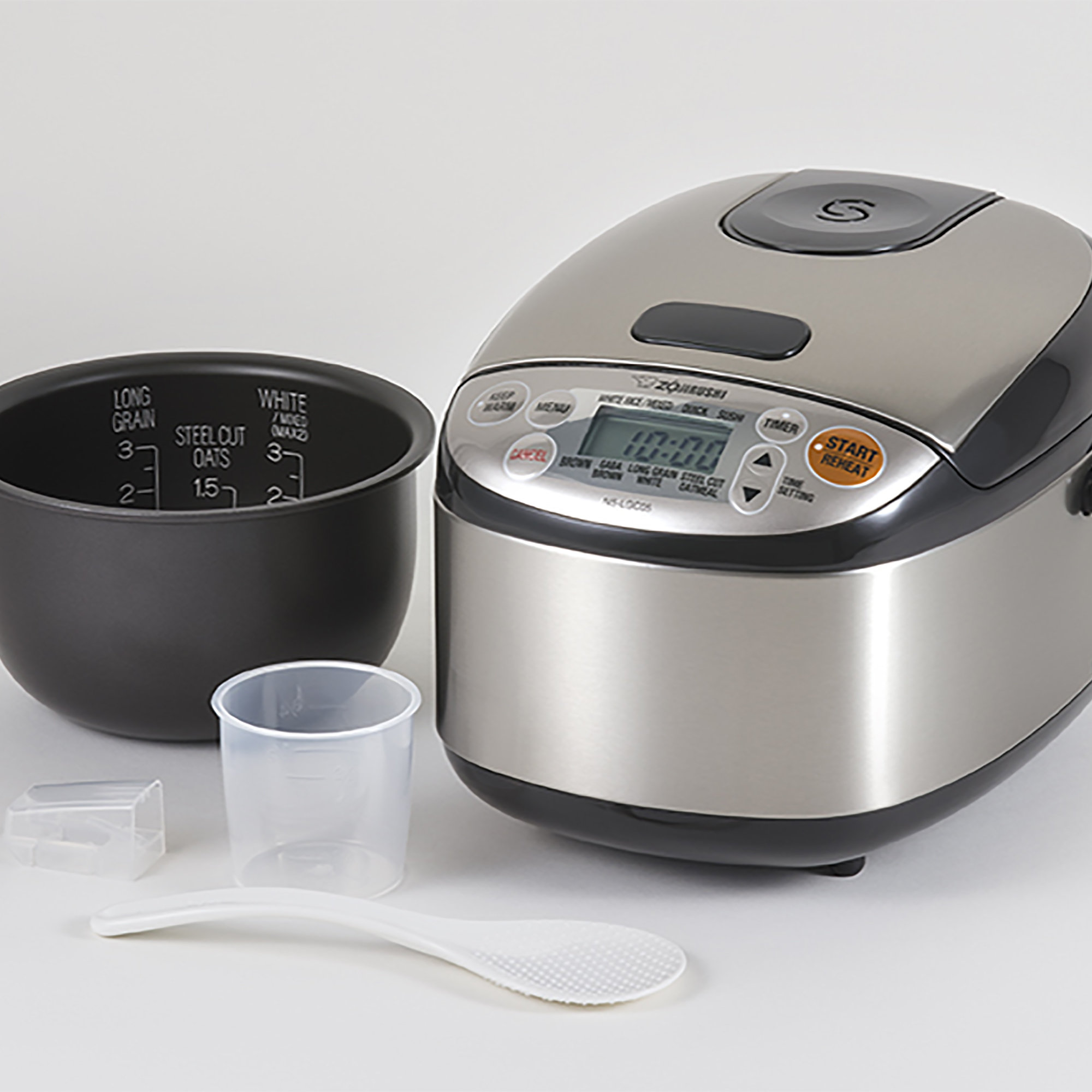 Zojirushi Stainless Steel 3 Cup Micom Rice Cooker & Warmer