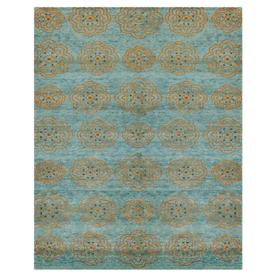 Cody Hand Knotted Wool Floral Indoor Rug