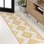 Tapis jaune / crème Kyona-1342090536