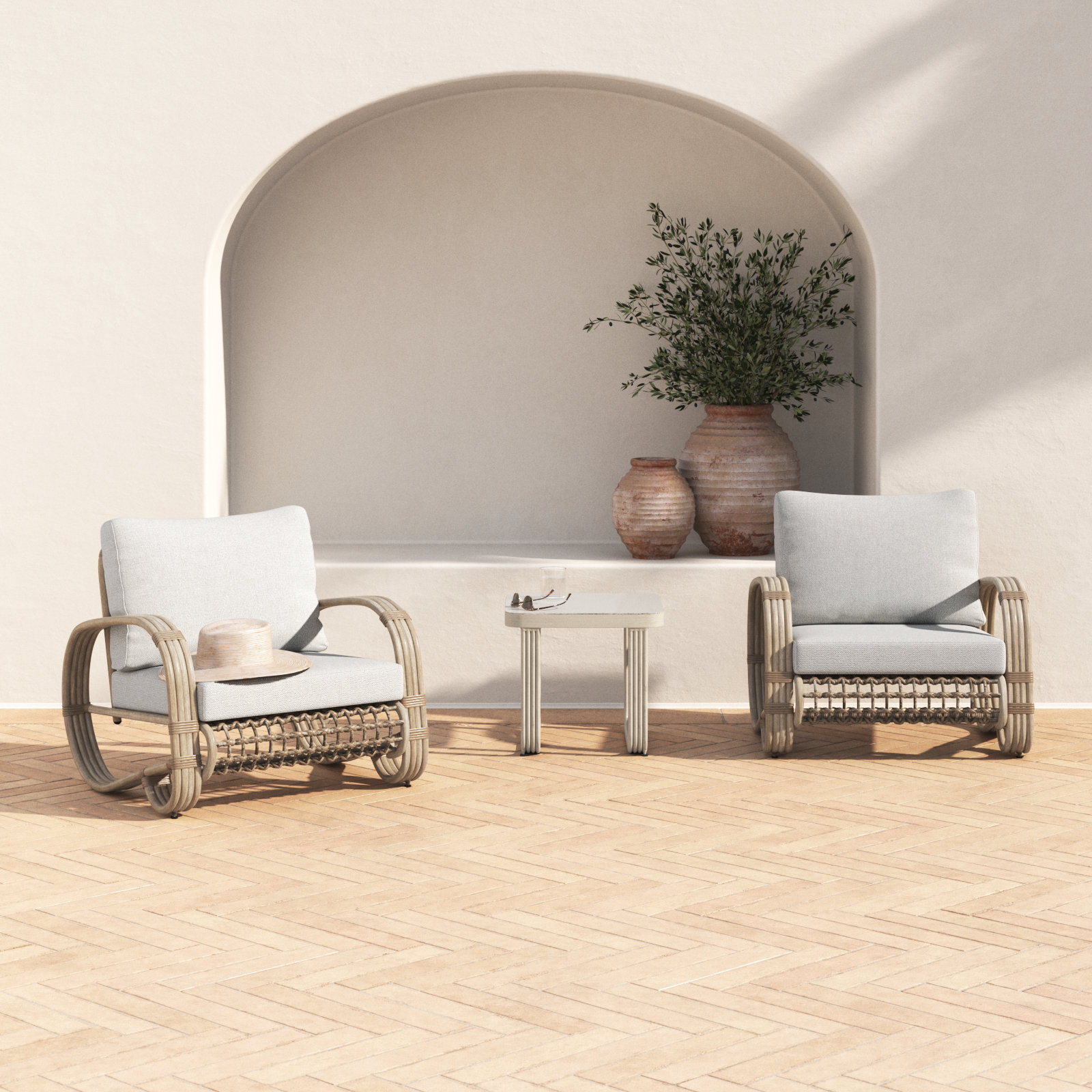 Spy 2-Person Patio Seating Group