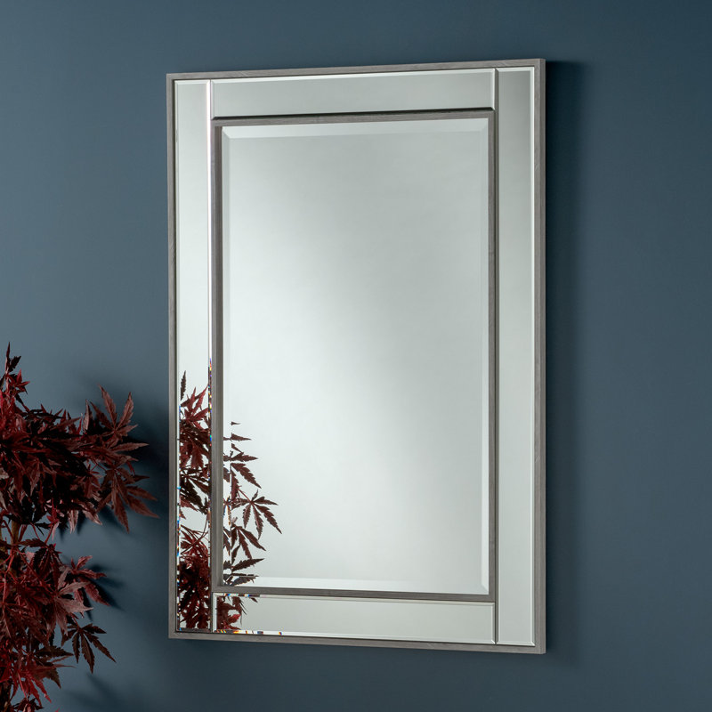 Akarsh Rectangle Wall Mirror, 95cm H x 70cm W