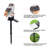 Solar Powered Owl Light Integrated LED Resin Pathway Light Outdoor Waterproof Halloween Decor-112575687