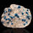 Cavansite on Stilbite from India