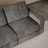 107.5''w Corduroy Modular Sectional Sofa, Comfy 3-seater Upholstered Oversized Couch With Armrests And Deep Seat, Modern Sleeper Sofa Bed For Living Room, Bedroom And Office, Black-1269415171
