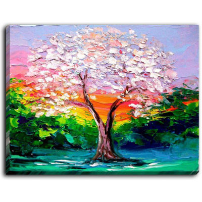 « story of the tree l », reproduction d’art sur toile tendue