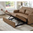 55'' Leather Small Loveseat Pull-out Sofa Bed - Adjustable Backrest With 2 Soft Pillows-1547826985