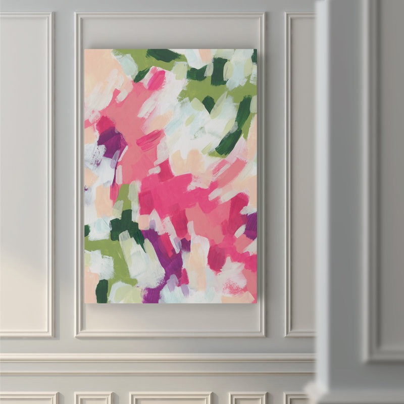 « palette prism i »-reproduction d’art sur toile, H 40 po x l 30 po x P 1 po, Toile tendue