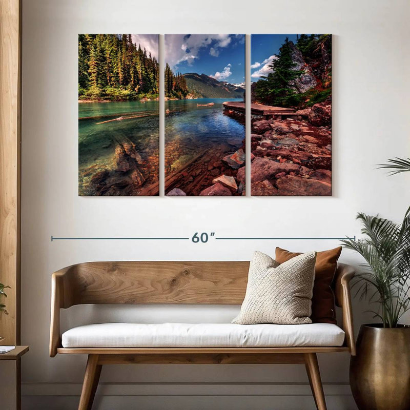 Paysage du lac Alvord, H 32 po x l 50 po
