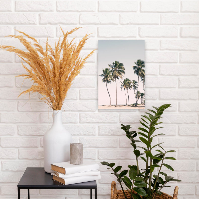 Art mural abstrait contemporain Blush, H 18 po x l 12 po