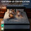 12 Inch Hybrid Mattress With Gel Infused Memory Foam For Cool Sleep Pressure Relief And Back Pain Support-651101154